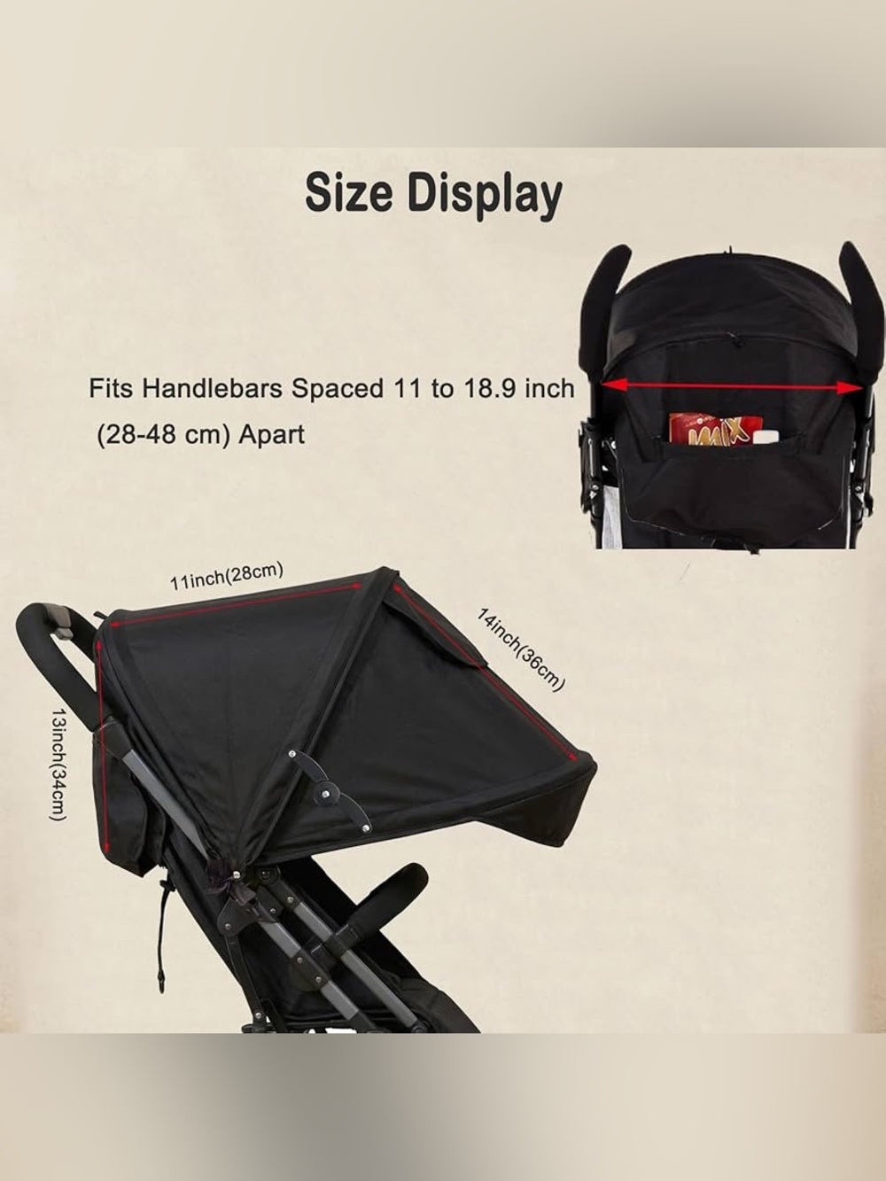 Canopy for various types of strollers